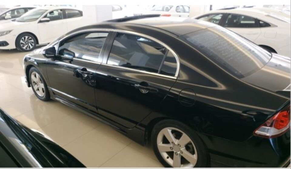 Honda Civic FD6 Paslanmaz Çelik Krom Cam Çıta Seti (Tam Tur)