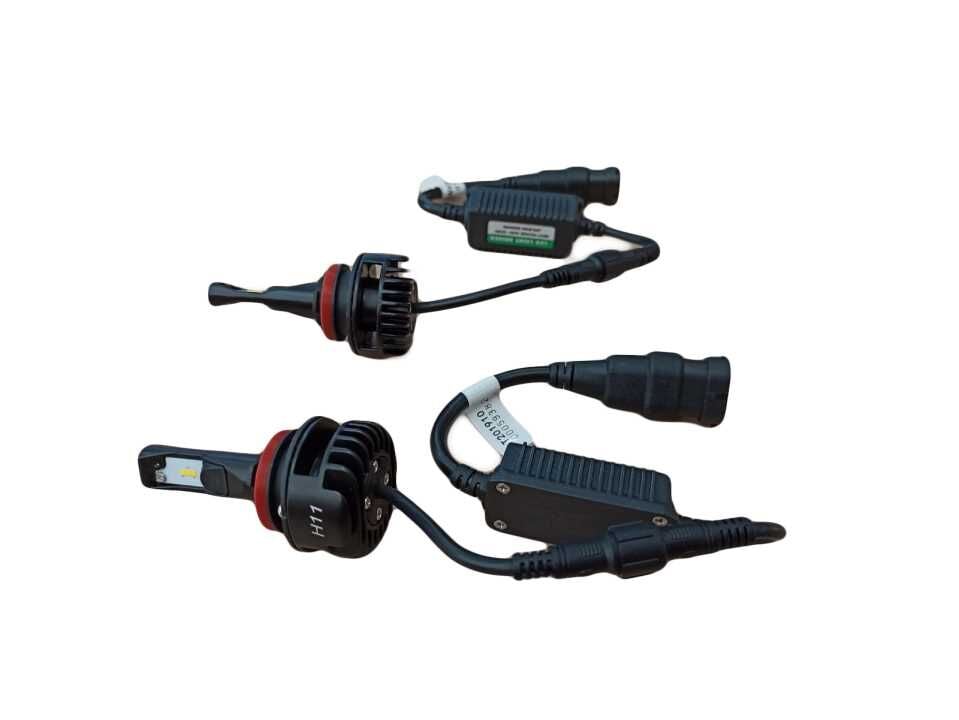 H11 COB LED Xenon Far / Sis Ampul Seti (Fanlı - 6500K)