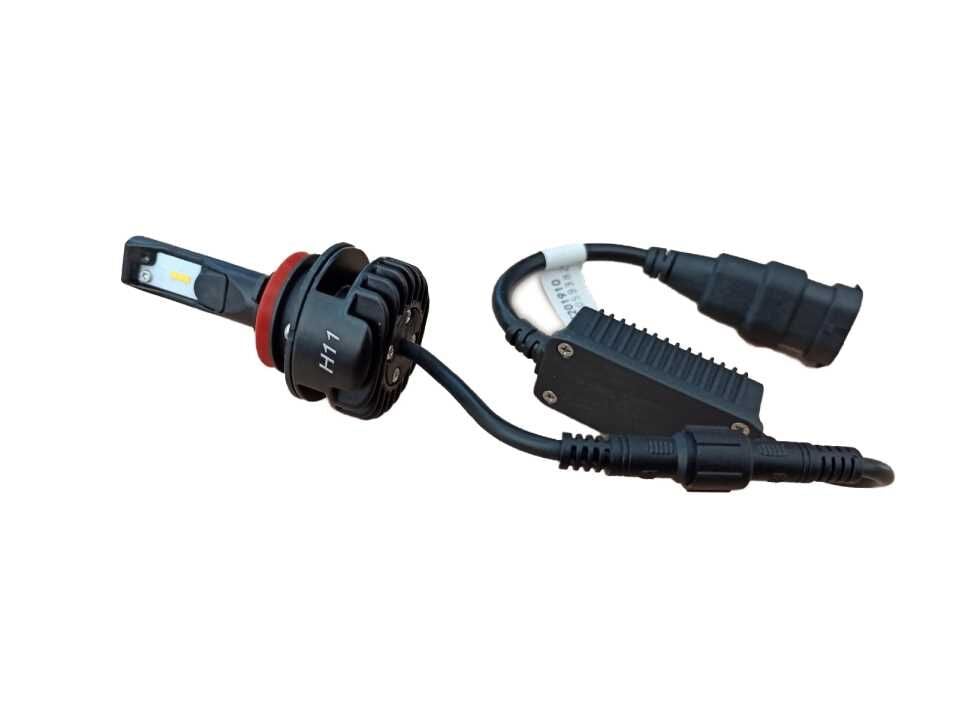 H11 COB LED Xenon Far / Sis Ampul Seti (Fanlı - 6500K)