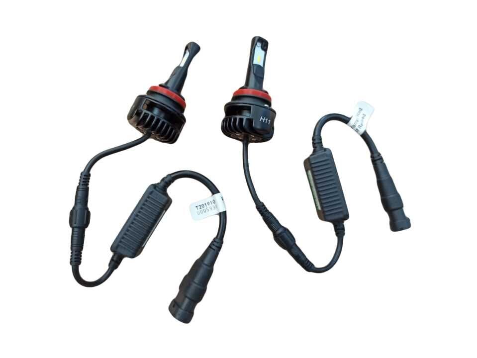 H11 COB LED Xenon Far / Sis Ampul Seti (Fanlı - 6500K)