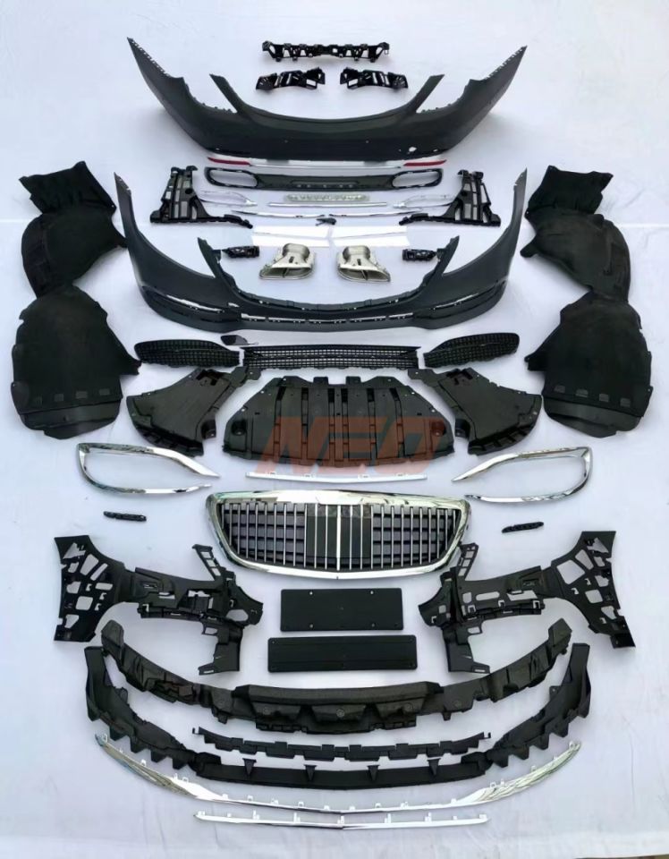 W222 S SERISI IÇIN UYUMLU 2014-2020 MAYBACH GÖRÜNÜM BODY KIT