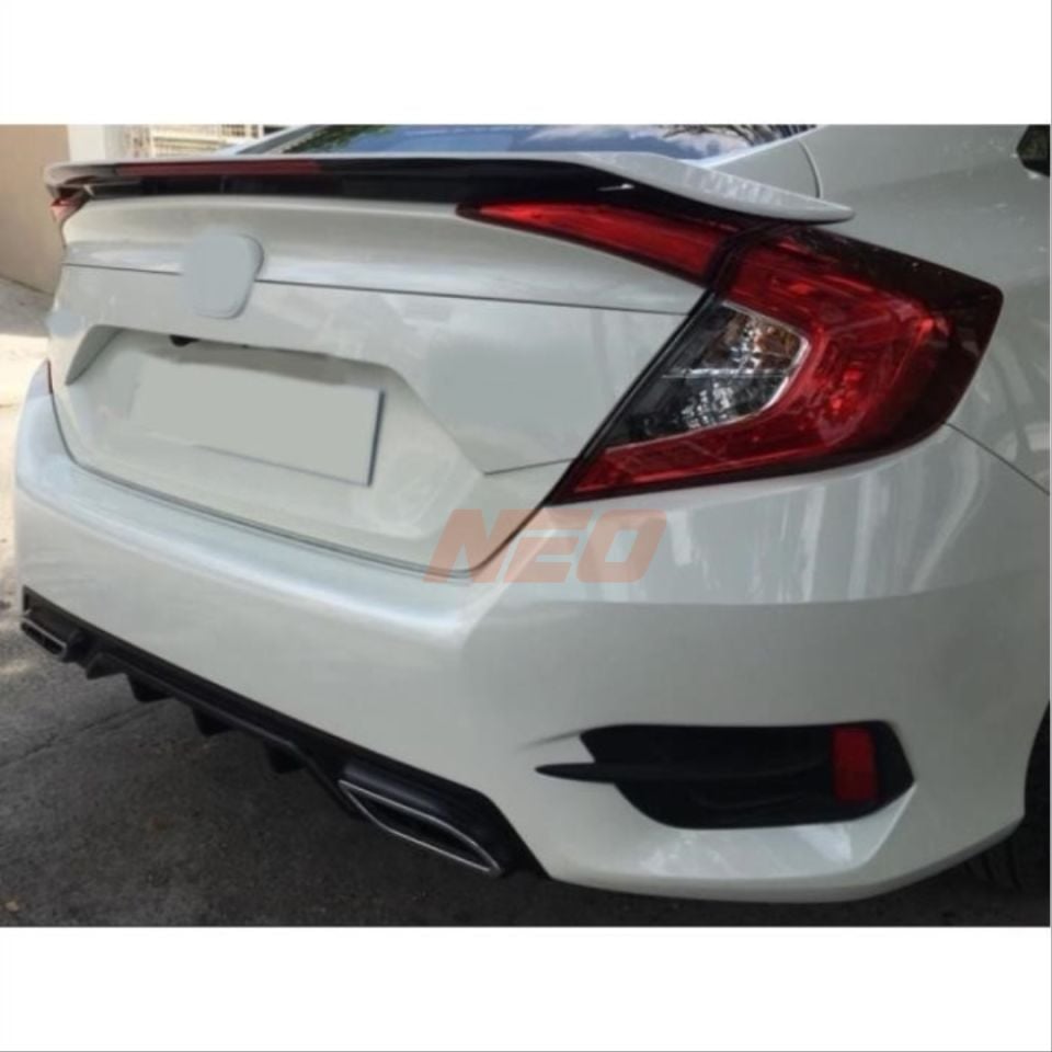Honda Civic FC5 Si Stil Işıklı Bagaj Spoiler (Boyasız)