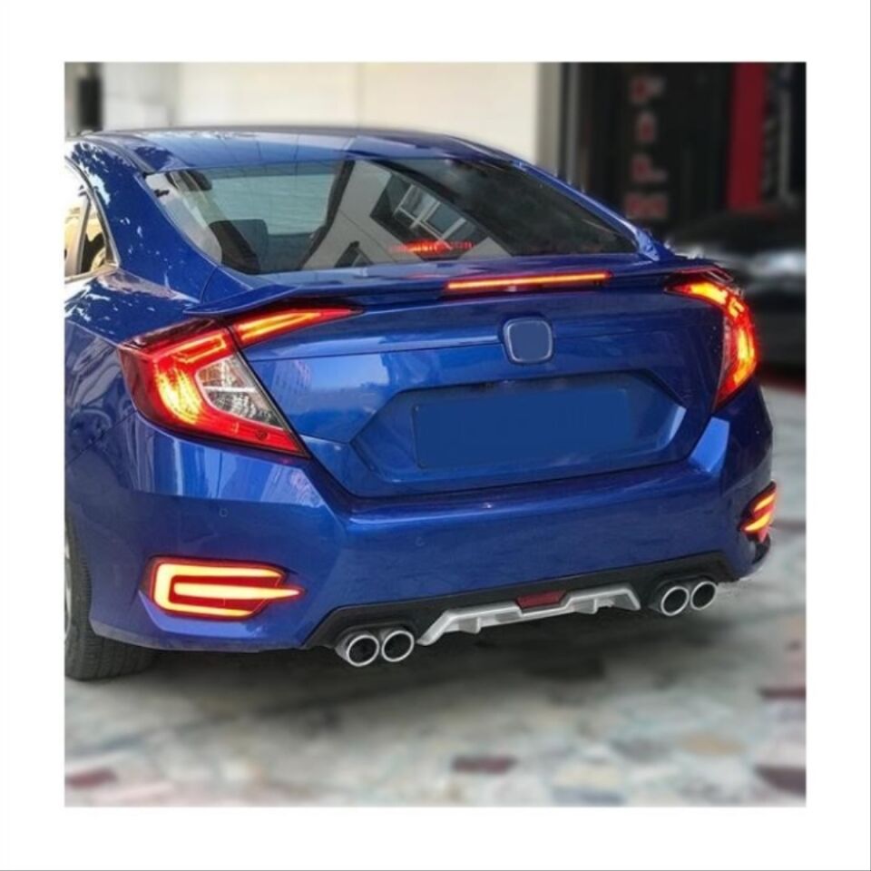 Honda Civic FC5 Si Işıklı Bagaj Spoiler (Boyasız)