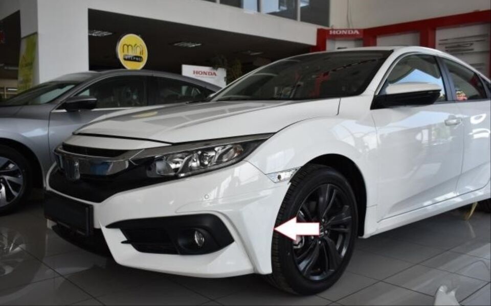 Honda Civic FC5 USA Ön Tampon Eki Seti (Boyasız)