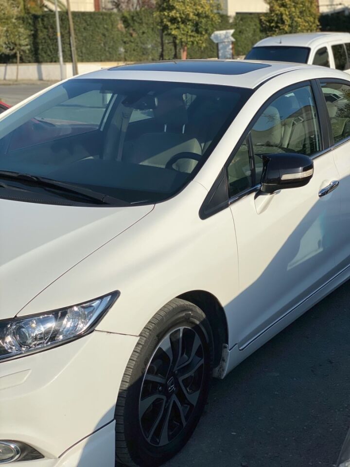 Honda Civic FB7 2012-2015 Yarasa Piano Black Ayna Kapağı Seti