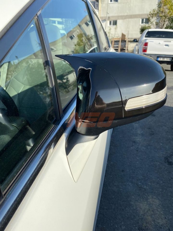 Honda Civic FB7 2012-2015 Yarasa Piano Black Ayna Kapağı Seti