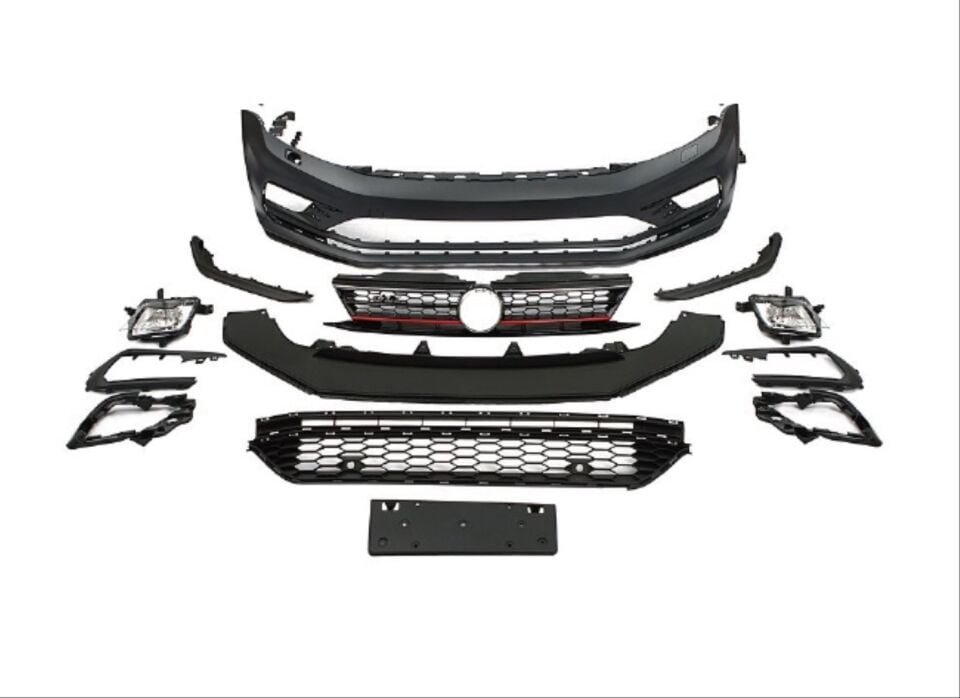 VW Jetta Mk6 Facelift GLI Ön Tampon ve Panjur Seti (2015-2018)